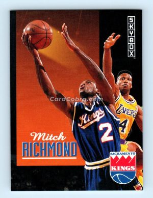 1992 SkyBox #214 Mitch Richmond Sacramento Kings