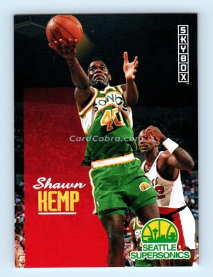 1992 SkyBox #231 Shawn Kemp Seattle SuperSonics