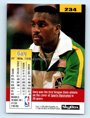 1992 SkyBox #234 Gary Payton Seattle SuperSonics