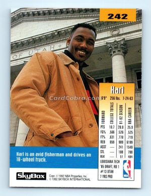 1992 SkyBox #242 Karl Malone Utah Jazz