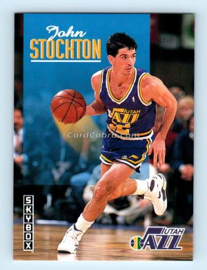 1992 SkyBox #244 John Stockton Utah Jazz