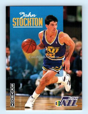 1992 SkyBox #244 John Stockton Utah Jazz