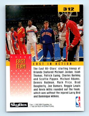 1992 SkyBox #312 Dennis Rodman Detroit Pistons