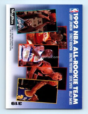 1992 SkyBox #319 Larry Johnson Charlotte Hornets