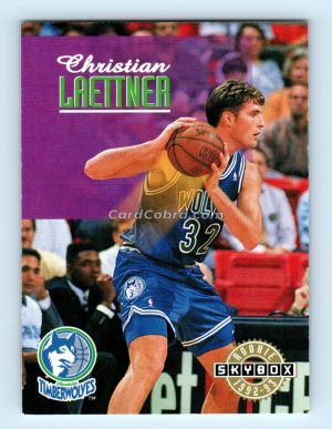 1992 SkyBox #369 Christian Laettner Minnesota Timberwolves Rookie Card