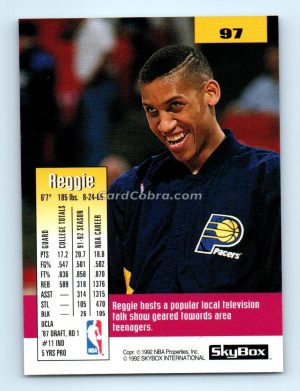 1992 SkyBox #97 Reggie Miller Indiana Pacers