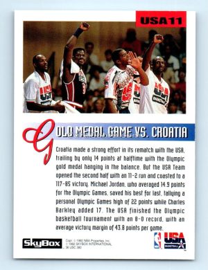 1992 SkyBox Olympic Team #USA11 Michael Jordan USA