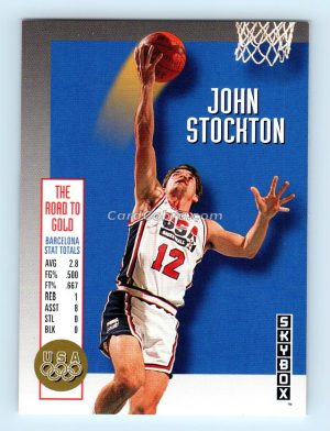 1992 SkyBox Olympic Team #USA3 John Stockton USA