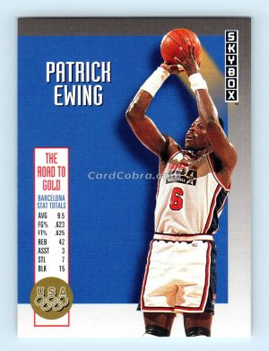 1992 SkyBox Olympic Team #USA8 Patrick Ewing USA