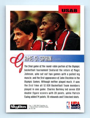 1992 SkyBox Olympic Team #USA8 Patrick Ewing USA