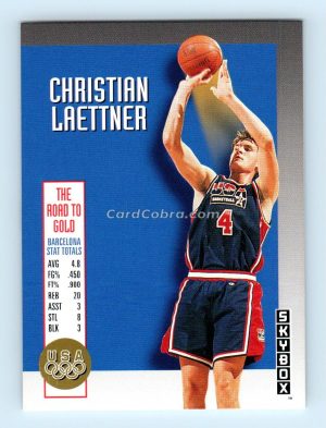 1992 SkyBox Olympic Team #USA9 Christian Laettner USA