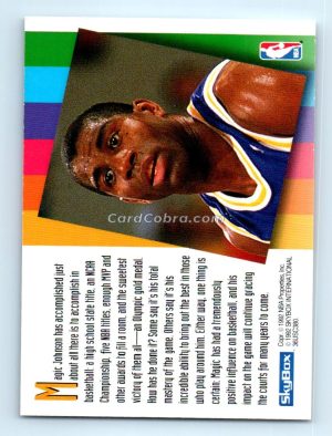 1992 SkyBox The Magic Never Ends Gold #NNO Magic Johnson Los Angeles Lakers