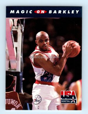 1992 SkyBox USA #101 Magic on Barkley USA