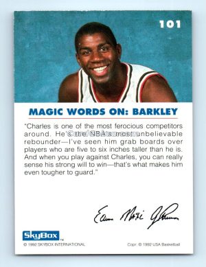 1992 SkyBox USA #101 Magic on Barkley USA