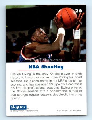 1992 SkyBox USA #26 Patrick Ewing USA