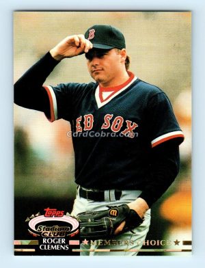 1992 Stadium Club Members Only #593 Roger Clemens Boston Red Sox