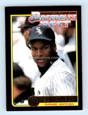 1992 Topps McDonalds Baseballs Best #33 Bo Jackson Chicago White Sox