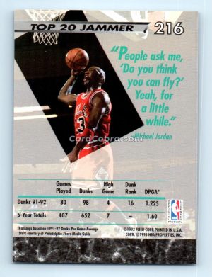 1992 Ultra #216 Michael Jordan Chicago Bulls