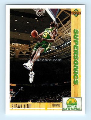 1992 Upper Deck McDonalds French #16 Shawn Kemp Seattle Supersonics