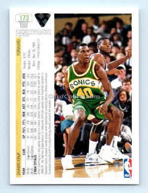 1992 Upper Deck McDonalds French #16 Shawn Kemp Seattle Supersonics