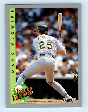 1993 Fleer #710 Mark McGwire Oakland Athletics