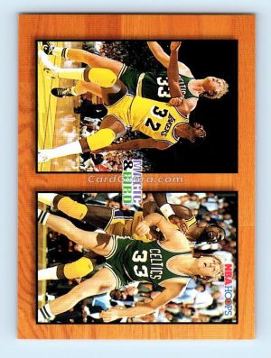 1993 Hoops #MB1 Magic Johnson/Larry Bird Boston Celtics/Los Angeles Lakers