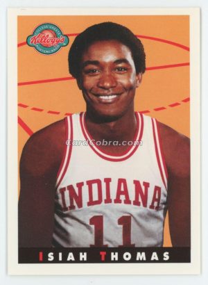 1993 Kellogg's College Greats Postercards #NNO Isiah Thomas Indiana Hoosiers