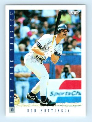 1993 Score #23 Don Mattingly New York Yankees