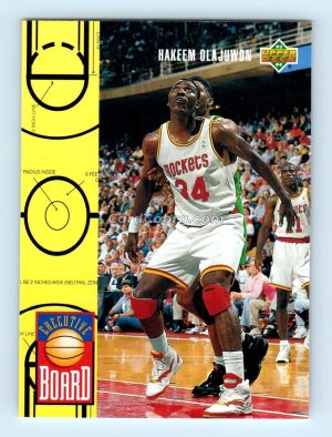 1993 Upper Deck #425 Hakeem Olajuwon Houston Rockets