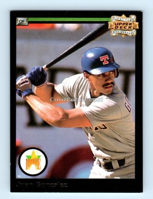 1993 Upper Deck 5th Anniversary #A6 Juan Gonzalez Texas Rangers