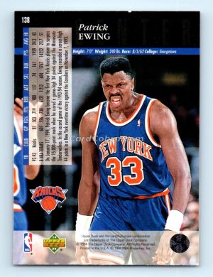 1993 Upper Deck Special Edition #138 Patrick Ewing New York Knicks