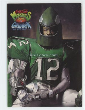 1994 Coca-Cola Monsters of the Gridiron UK #8 Randall Cunningham Philadelphia Eagles