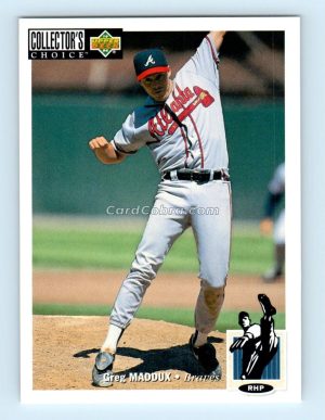 1994 Collector's Choice #183 Greg Maddux Atlanta Braves