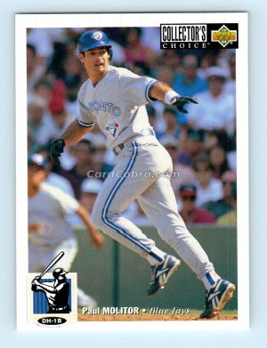 1994 Collector's Choice #208 Paul Molitor Toronto Blue Jays