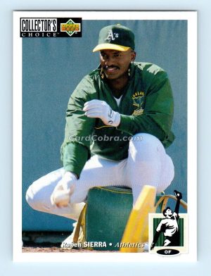 1994 Collector's Choice #258 Ruben Sierra Oakland Athletics