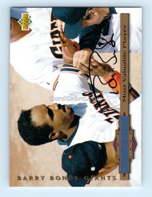 1994 Collector's Choice Silver Signature #311 Barry Bonds San Francisco Giants