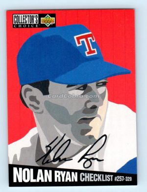 1994 Collectors Choice Silver Signature #320 Nolan Ryan Texas Rangers