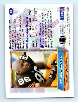 1994 Finest #105 Eric Green Pittsburgh Steelers