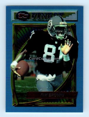 1994 Finest #116 Tim Brown Los Angeles Raiders