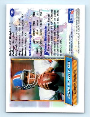 1994 Finest #119 John Elway Denver Broncos