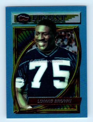 1994 Finest #133 Lomas Brown Detroit Lions