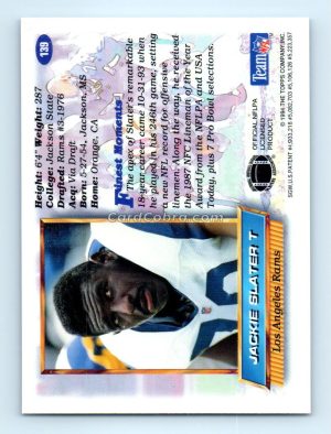 1994 Finest #139 Jackie Slater Los Angeles Rams