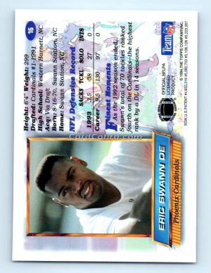 1994 Finest #16 Eric Swann Phoenix Cardinals