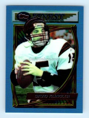 1994 Finest #160 David Klingler Cincinnati Bengals