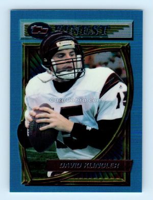 1994 Finest #160 David Klingler Cincinnati Bengals