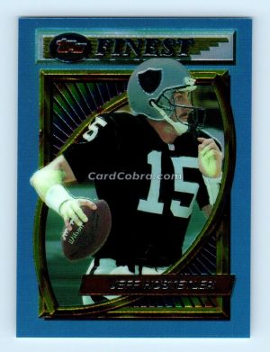 1994 Finest #162 Jeff Hostetler Los Angeles Raiders