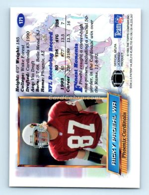 1994 Finest #171 Ricky Proehl Phoenix Cardinals