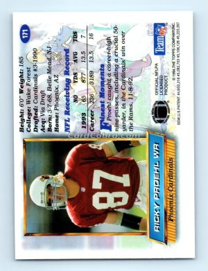 1994 Finest #171 Ricky Proehl Phoenix Cardinals