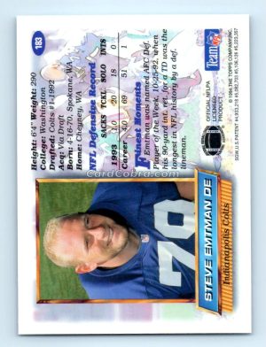 1994 Finest #183 Steve Emtman Indianapolis Colts