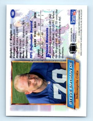 1994 Finest #183 Steve Emtman Indianapolis Colts